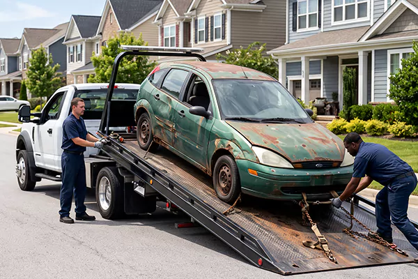 No Title Junk Car Removal in Tampa, FL