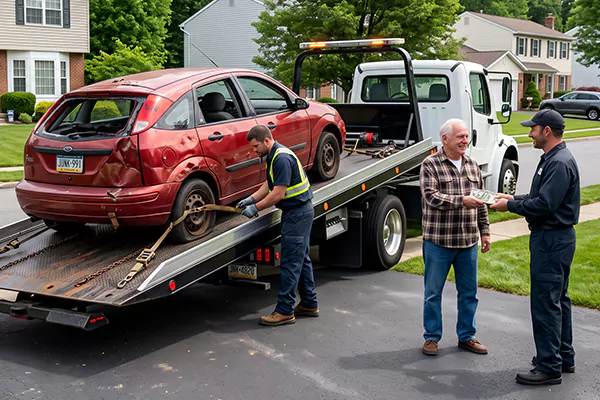 Salvage Car Pick Up in Tampa, FL