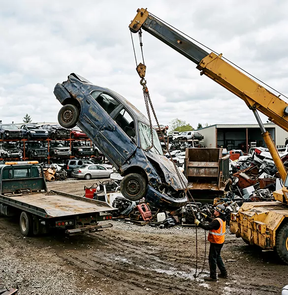 Trusted salvage car removal service in Tampa, FL