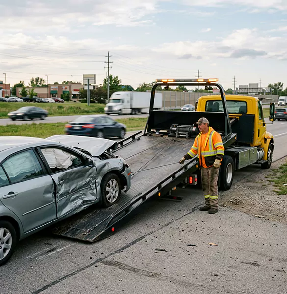 Trusted wrecked car removal service in Tampa, FL