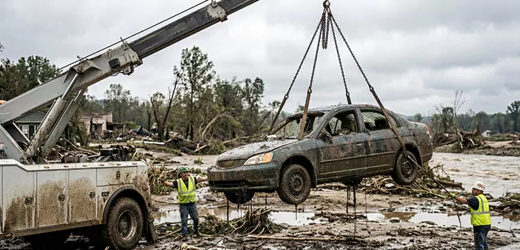 Flood Damaged Car Removal for Cash in Tampa
