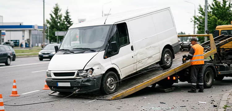 Damaged Van Removal in Tampa