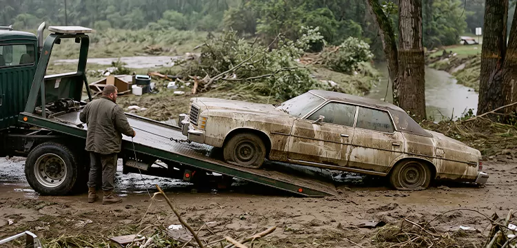 Flood-Damaged Junk Car Disposal in Tampa