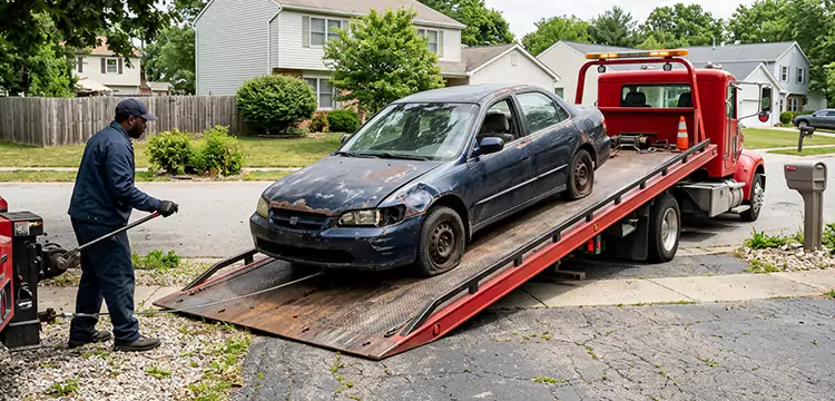 Same-Day Old Junk Car Removal in Tampa