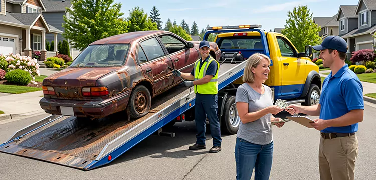 Water-Damaged Scrap Car Removal in Tampa
